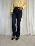 Flared Jeans, Mørkeblå