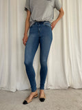 Midwaist Slim Jeans, blå