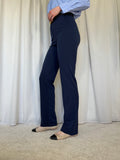 Highwaist Pants, Blå